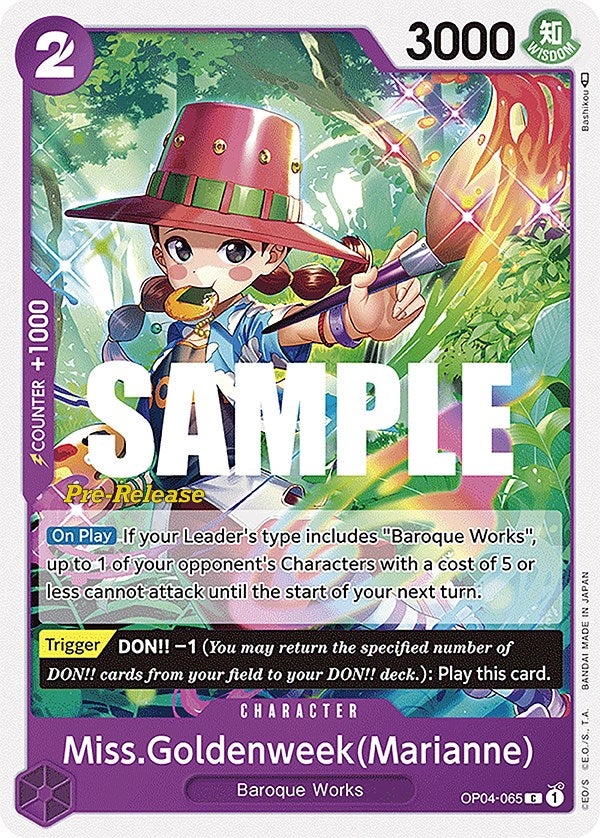 Miss Goldenweek (Marianne) [Cartas de prelanzamiento de Kingdoms of Intrigue]