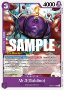 Mr.3(Galdino) [Cartas de Pre-lanzamiento de Kingdoms of Intrigue]