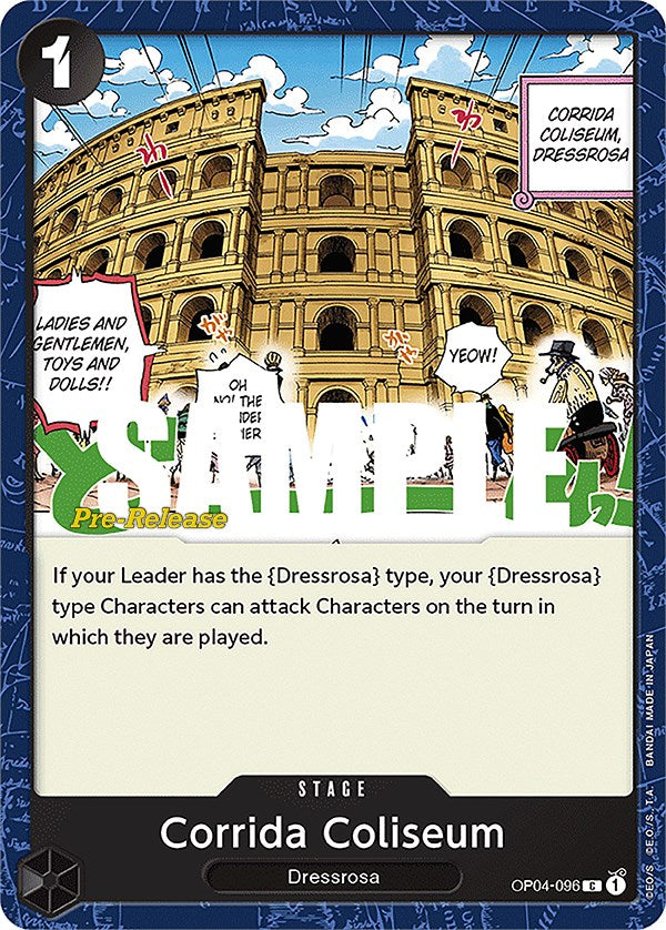 Corrida Coliseo [Cartas de prelanzamiento de Kingdoms of Intrigue]