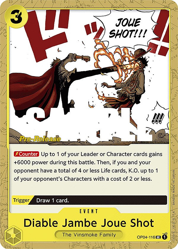 Disparo de la Pierna del Diablo [Cartas de Pre-Lanzamiento de Reinos de Intriga]