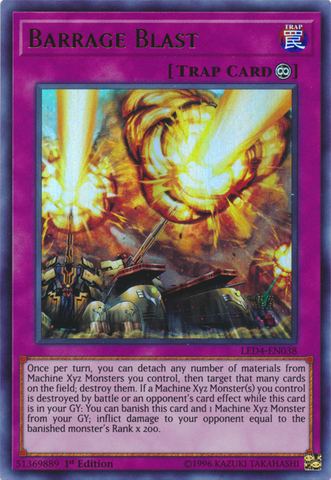 Rafaga Barrage [LED4-EN038] Ultra Rara