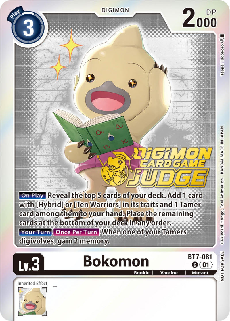 Bokomon [BT7-081] (Judge Pack 4) [Promociones Next Adventure]