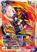WarGreymon [BT12-070] (Participante de Regionales 2023) [Across Time]