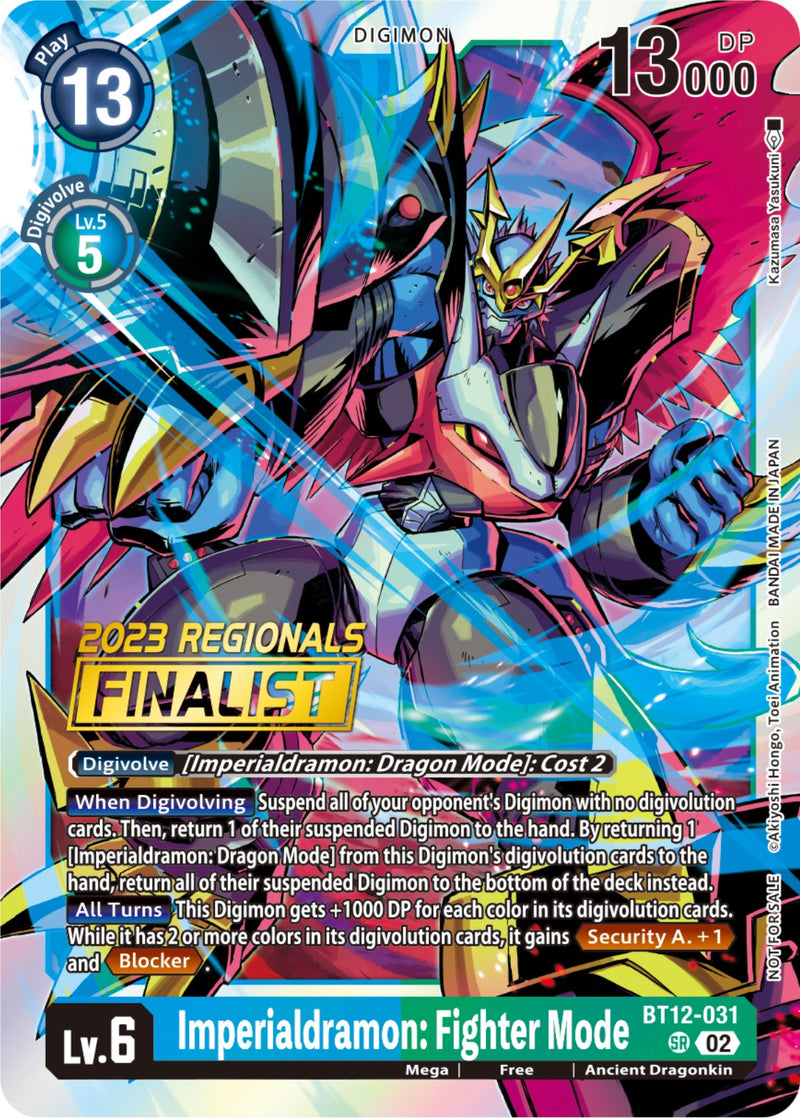Imperialdramon: Modo Guerrero [BT12-031] (Finalista Regionales 2023) [A Través del Tiempo]