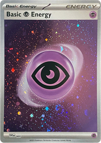 Energía Psíquica Básica (005) (Holo Cósmico) [Escarlata y Púrpura: Set Base]