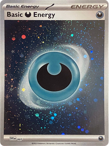 Energía Oscura Básica (007) (Holo Cosmos) [Escarlata y Púrpura: Set Base]