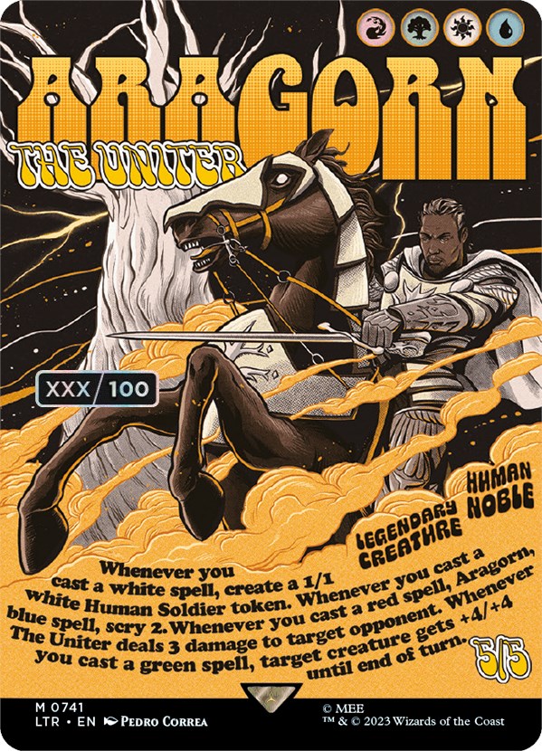Aragorn, the Unificateur (Poster sans bordure) (Série) [Le Seigneur des Anneaux : Contes de la Terre du Milieu]