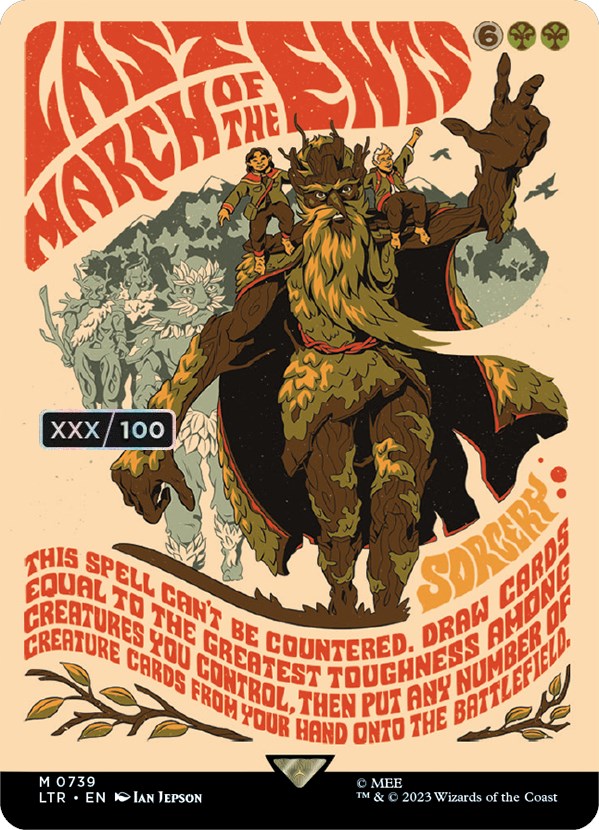 La Dernière Marche des Ents (Poster sans bordure) (Série) [Le Seigneur des Anneaux : Histoires de la Terre du Milieu]