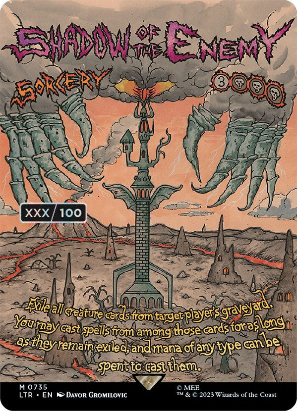 L'Ombre de l'ennemi (Poster sans bordure) (Série) [Le Seigneur des Anneaux : Contes de la Terre du Milieu]