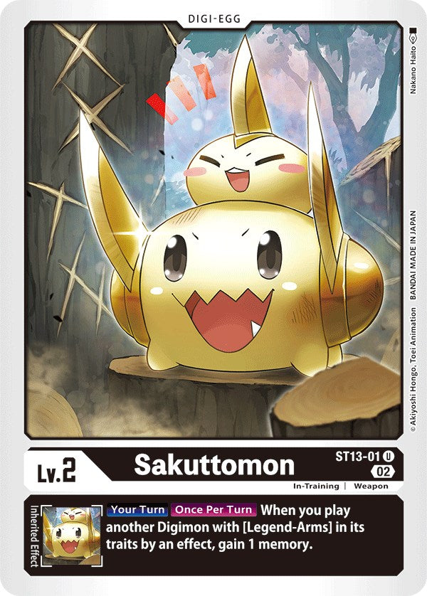 Sakuttomon [ST13-01] [Mazo de Inicio: Ragnaloardmon]