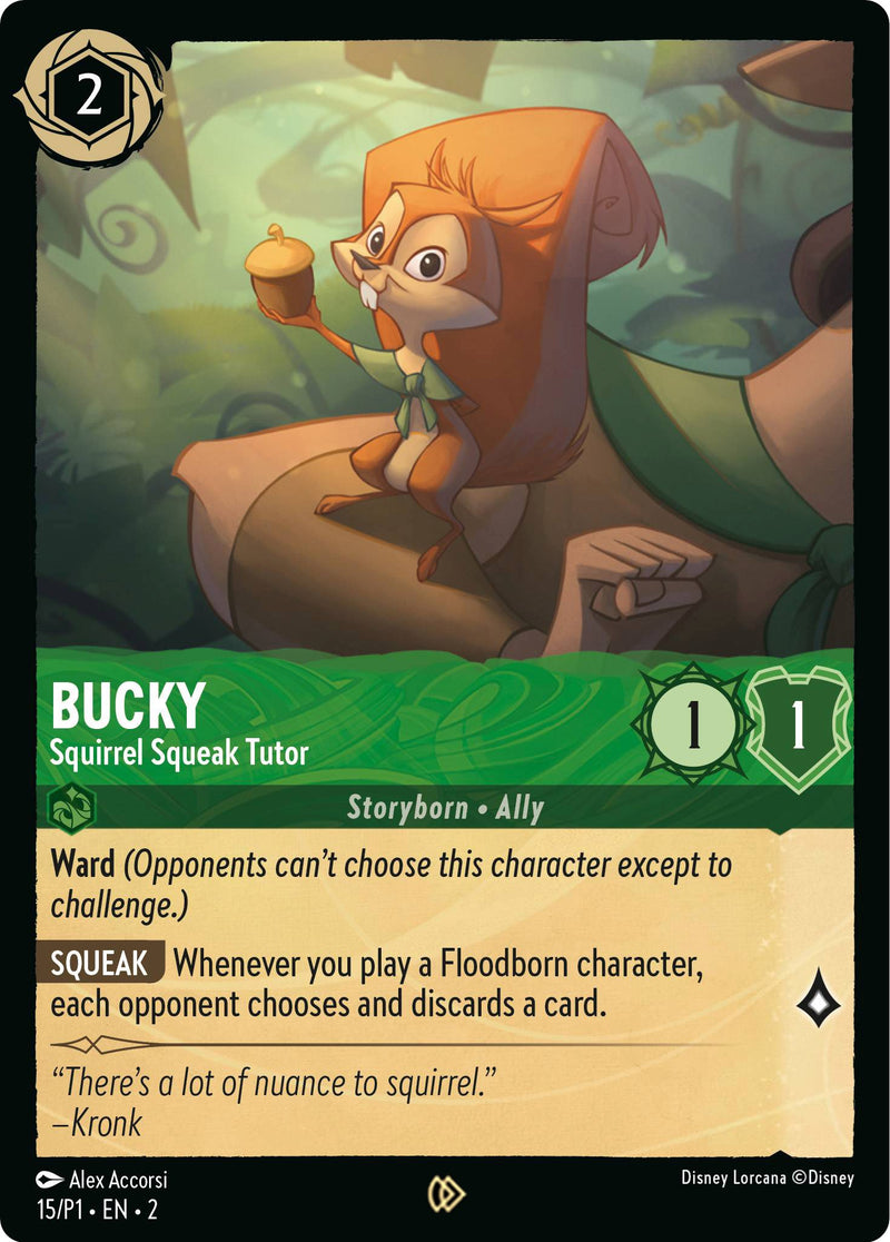 Bucky - Tutor de chirridos de ardilla (15) [Cartas promocionales]