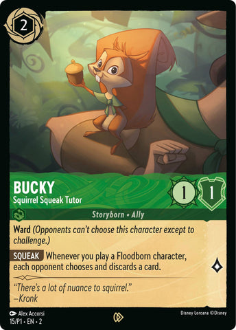 Bucky - Tutor de chirridos de ardilla (15) [Cartas promocionales]