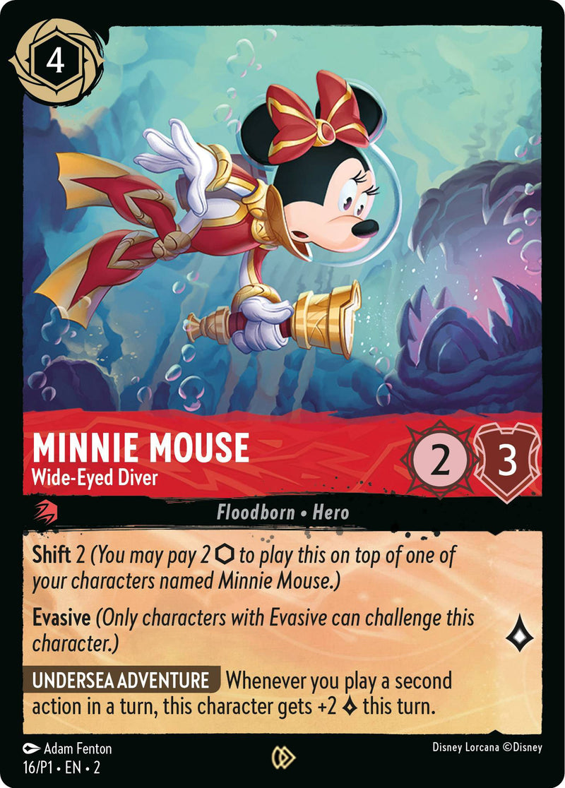 Minnie Mouse - Buzo de ojos abiertos (16) [Cartas promocionales]