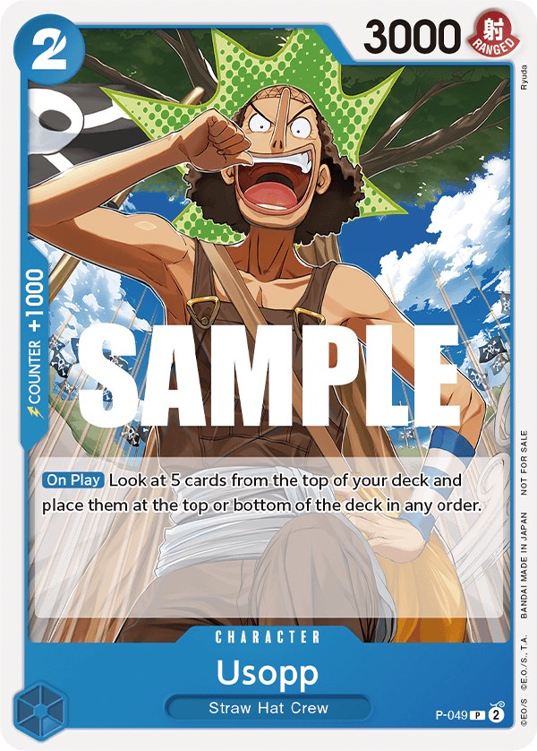 Usopp (Kit de batalla sellada Vol. 1) [Cartas promocionales de One Piece]