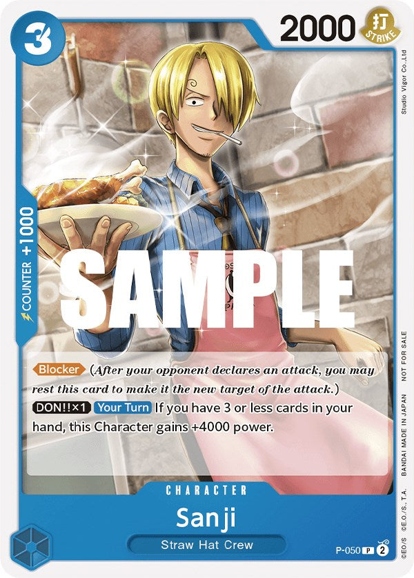 Sanji (Kit de Batalla Sellado Vol. 1) [Cartas Promocionales de One Piece]