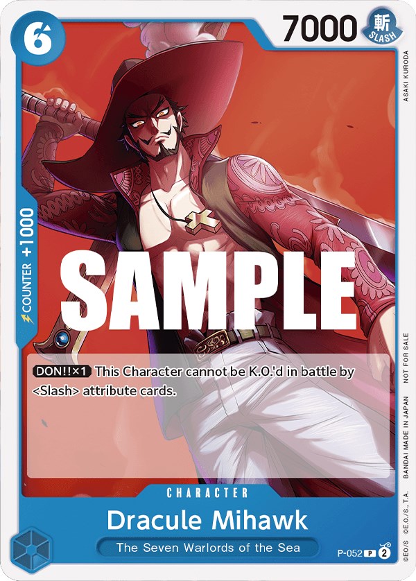 Dracule Mihawk (Kit de Batalla Sellado Vol. 1) [Cartas Promocionales de One Piece]