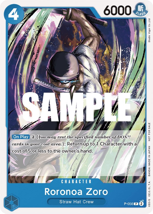 Roronoa Zoro (Kit de batalla sellado Vol. 1) [Cartas promocionales de One Piece]