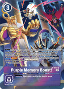 ¡Mejora de Memoria Morada! [P-040] (Digimon Adventure Box 2) [Cartas Promocionales]