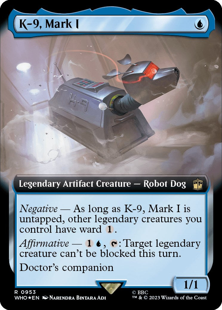 K-9, Mark I (illustration étendue) (Feuille surtension) [Doctor Who]