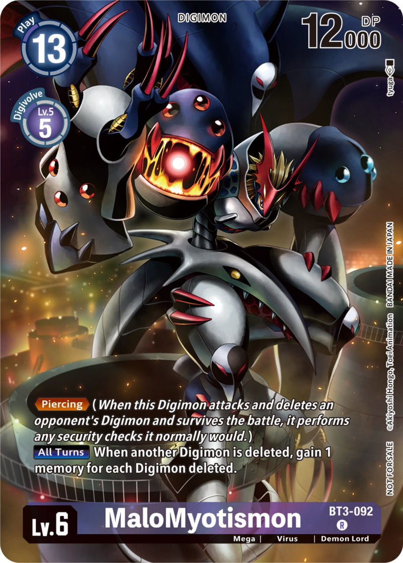 MaloMyotismon [BT3-092] (Paquete de Fiesta de Domadores -El Comienzo-) [Lanzamiento de Booster Especial Ver.1.0]