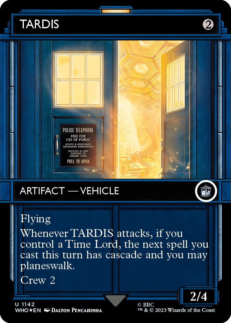 TARDIS (Présentoir) (Feuilleté foudre) [Doctor Who]