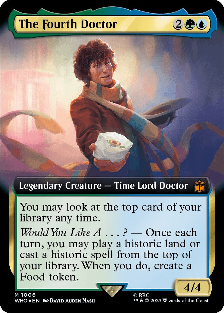 Le quatrième Docteur (version illustrée étendue) (carte brillante spéciale) [Doctor Who]