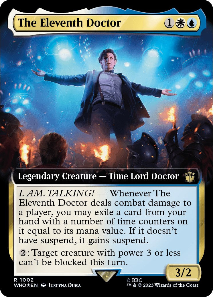 Le Onzième Docteur (Illustration étendue) (Feuille métallique Surge) [Doctor Who]