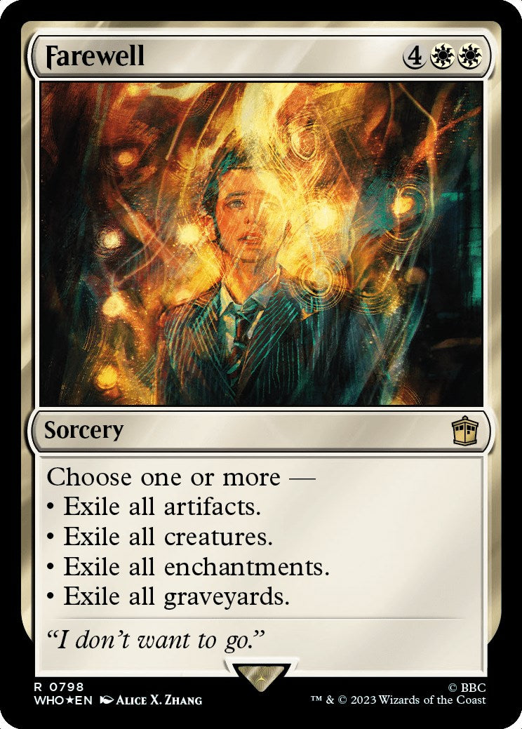Adieu (Surge Foil) [Doctor Who]
