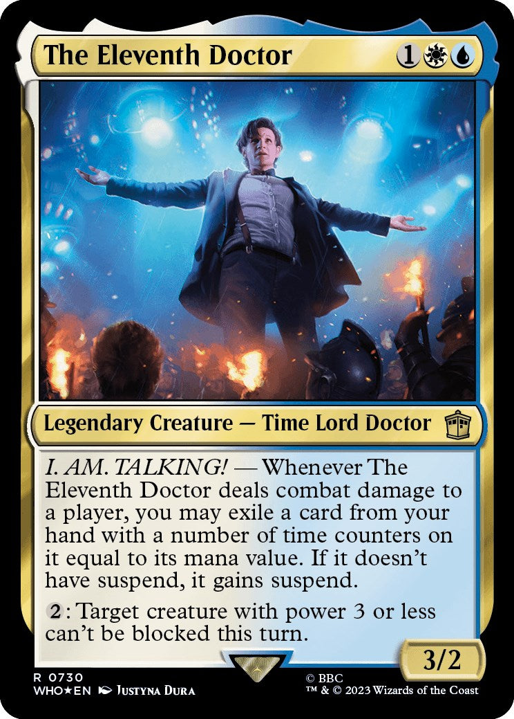 Le Onzième Docteur (Feuille texturée) [Doctor Who]