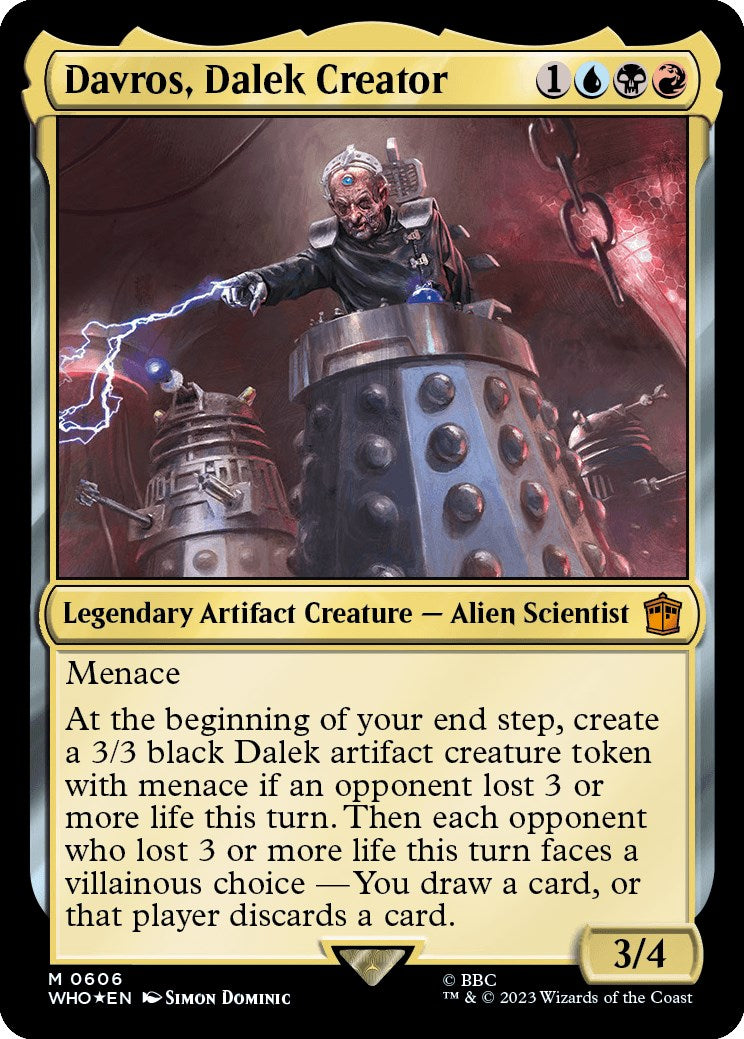Davros, créateur des Daleks (Surge Foil) [Doctor Who]