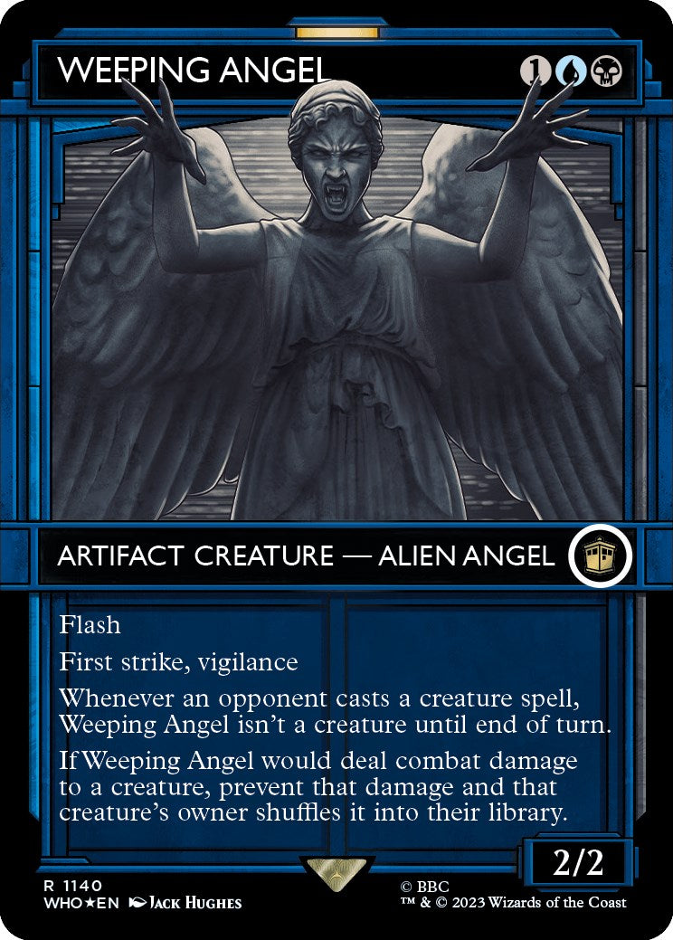 Ange Pleureur (Vitrine) (Feuille déferlante) [Doctor Who]