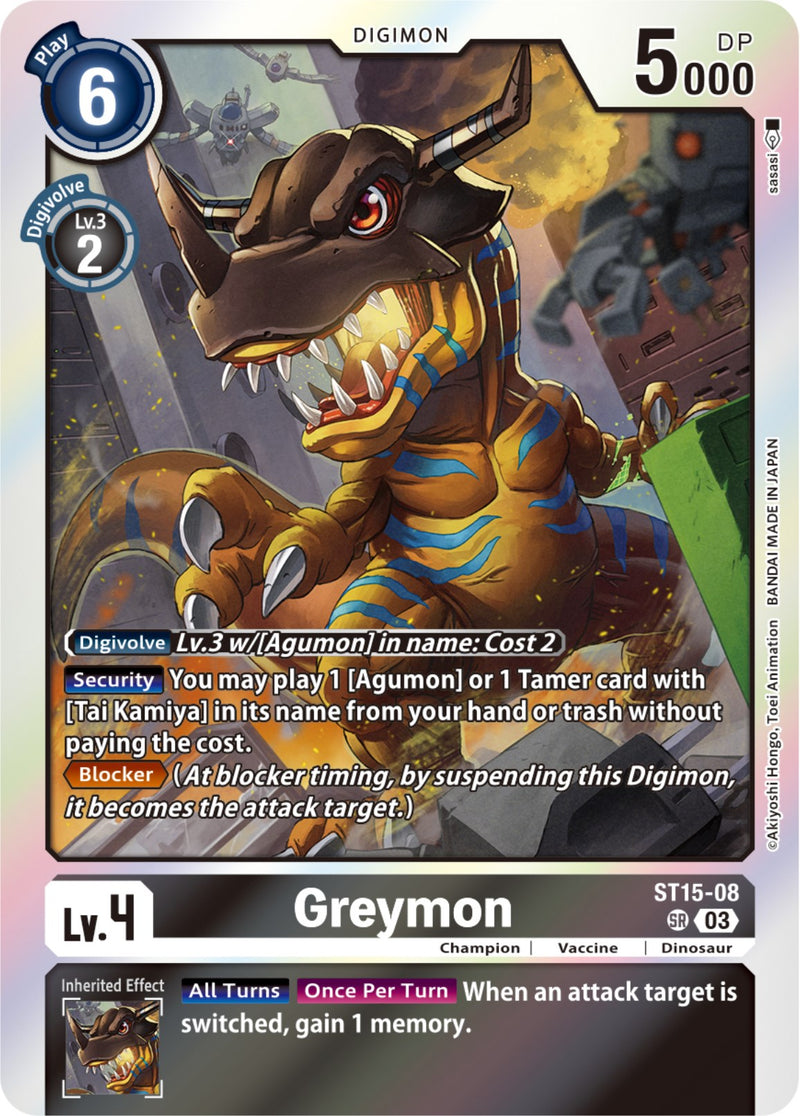 Greymon [ST15-08] [Mazo de Inicio: Dragón del Valor]