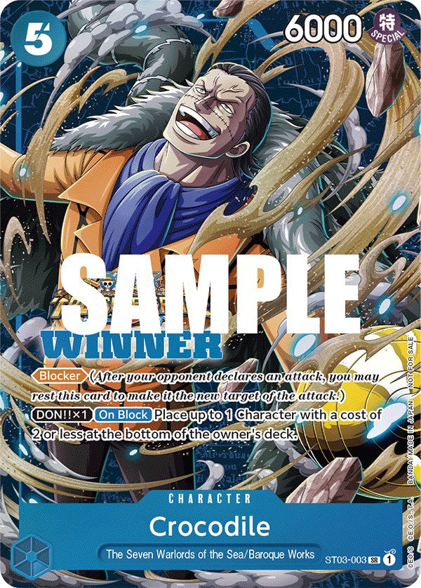 Cocodrilo (Paquete Ganador Vol. 5) [Cartas Promocionales de One Piece]
