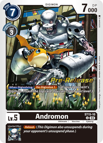 Andromon [ST15-10] [Mazo de Inicio: Cartas de Pre-lanzamiento Dragón de la Valentía]