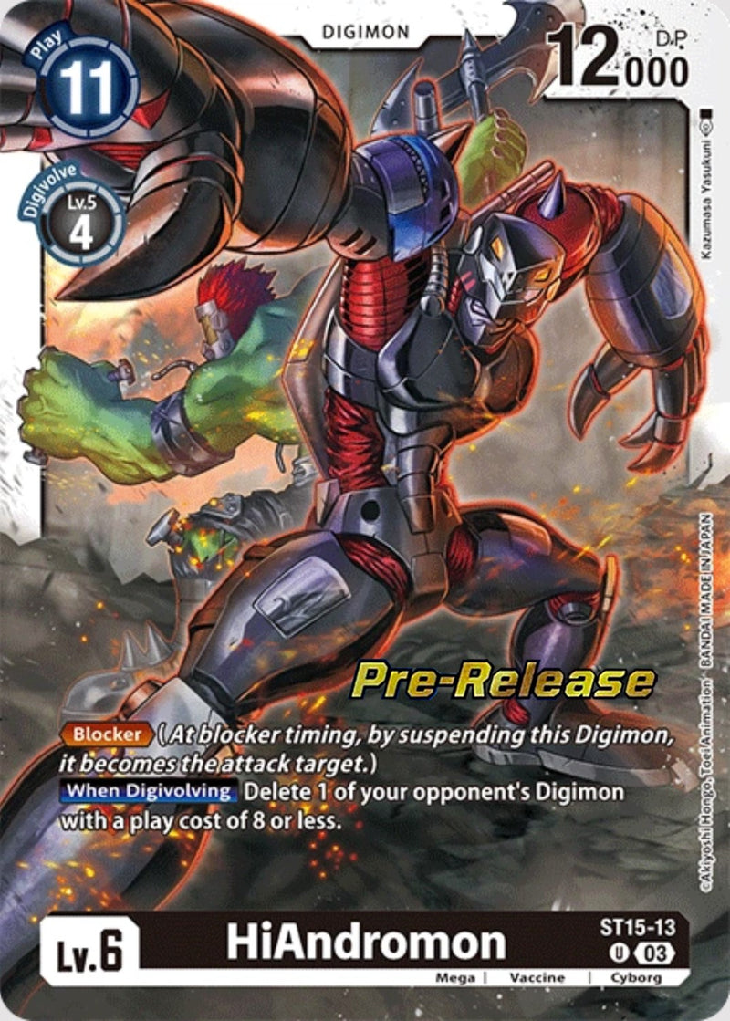 HiAndromon [ST15-13] [Mazo de Inicio: Cartas de Prelanzamiento del Dragón del Coraje]