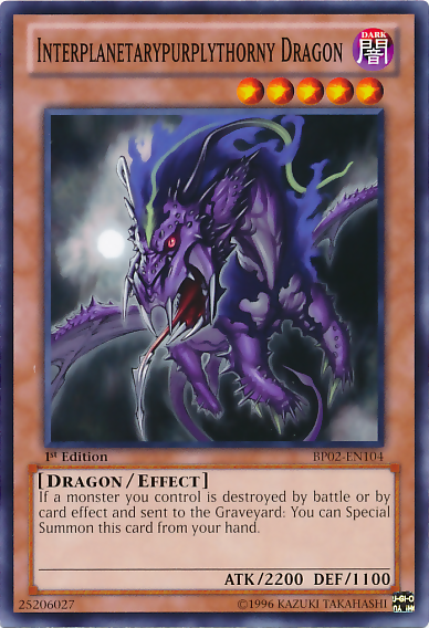 Dragon Interplanétaire Pourpré Epineux [BP02-FR104] Commune
