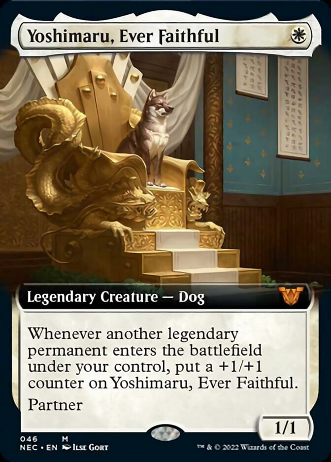 Yoshimaru, le toujours fidèle (Extended Art) [Kamigawa : La Dynastie néon Commander]