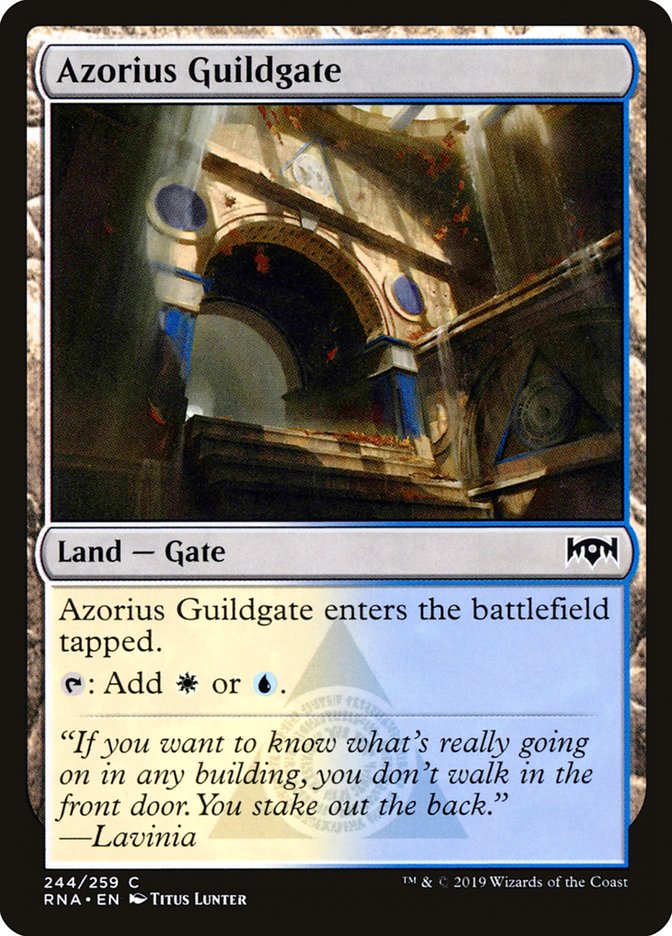 Porte de guilde d'Azorius (244/259) [Allégeance de Ravnica]