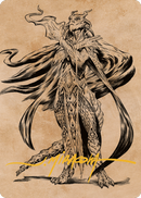 Lozhan, Héritage draconique, carte artistique (signature estampillée or) [Commander Legends : Battle for Baldur's Gate Art Series]