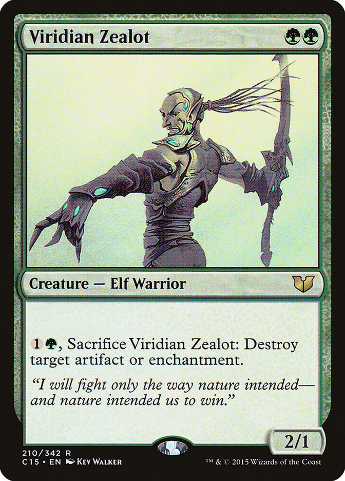 Fanatique viridiane [Commander 2015]