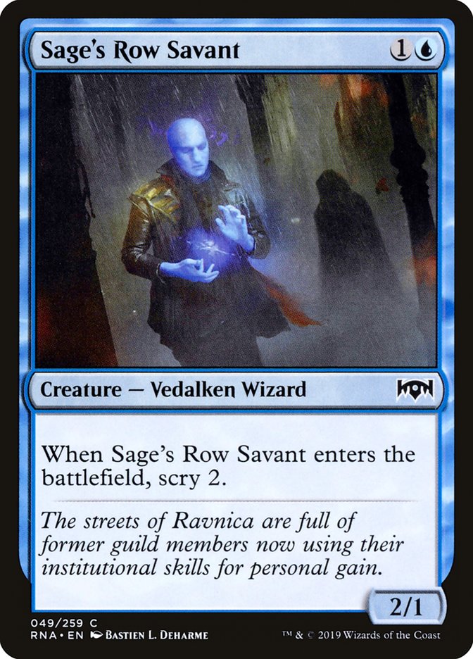 Savant de la rangée des Sages [Allégeance de Ravnica]