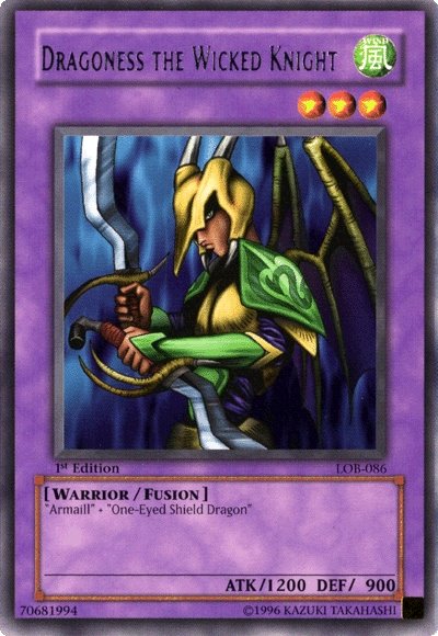 Dragoness, le Chevalier Maléfique [LOB-086] Rare