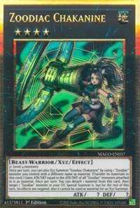 Zoodiaque Chakanine [MAGO-FR037] Gold Rare