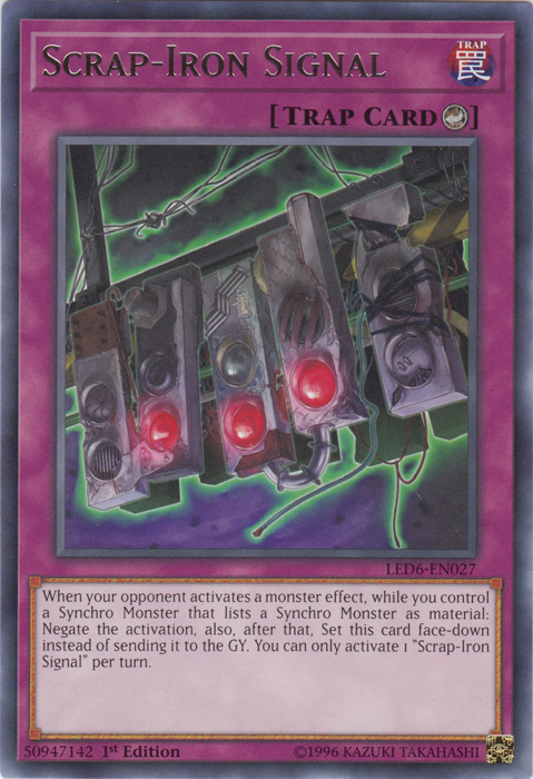 Señal de Chatarra [LED6-ES027] Rara