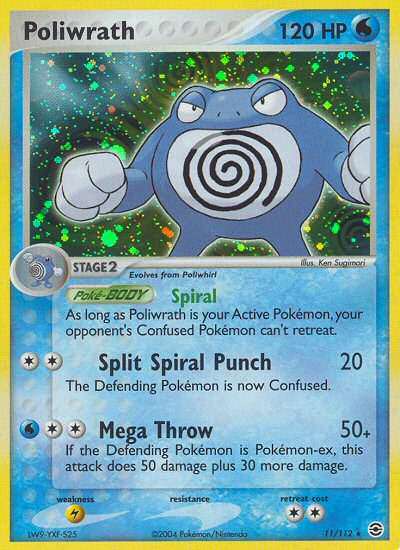 Poliwrath (11/112) [EX : Rouge Feu & Vert Feuille]