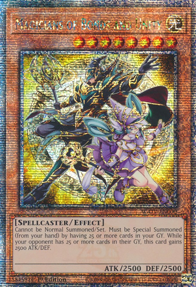 Magiciens des Liens et de l'Unité (Quarter Century Secret Rare) [AGOV-FR000] Quarter Century Secret Rare
