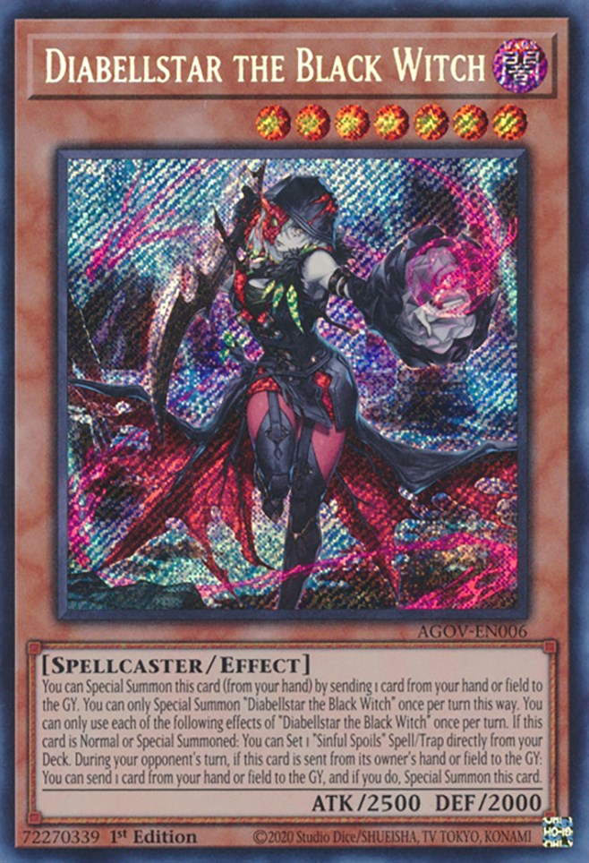 Diabellstar la Sorcière des Ténèbres [AGOV-FR006] Secret Rare
