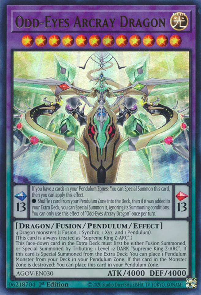 Dragon Arc-en-Ciel aux Yeux Impairs [AGOV-FR030] Ultra Rare