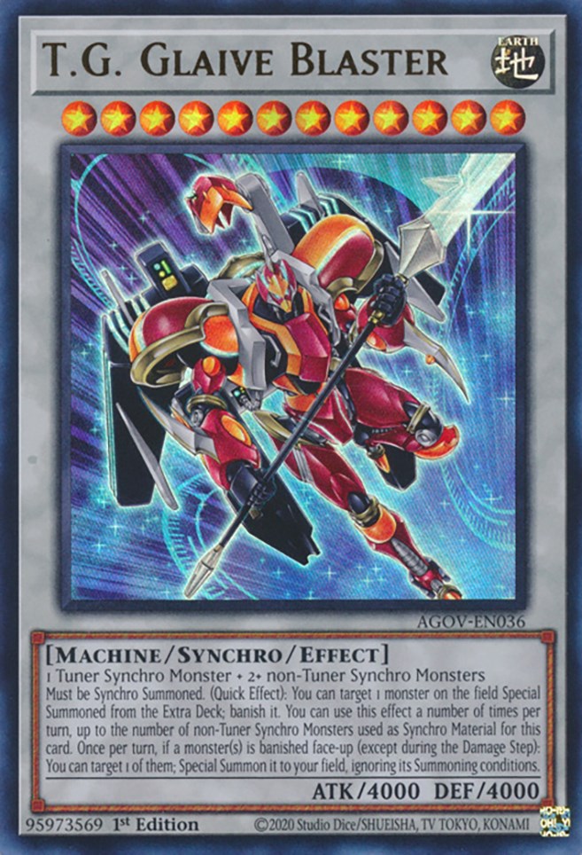 T.G. Blaster Glaive [AGOV-FR036] Ultra Rare