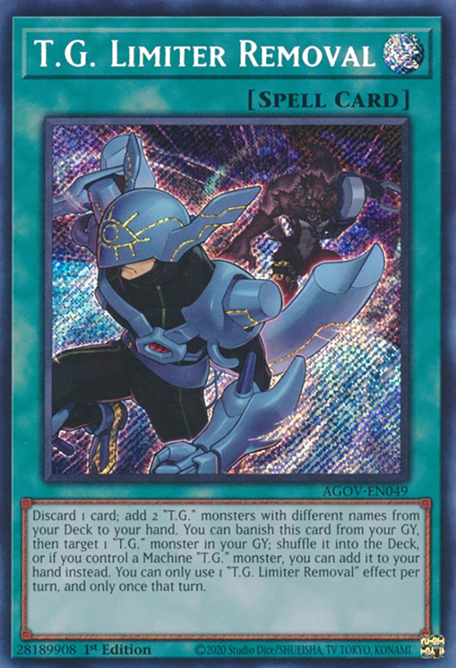 Suppression du Limiteur T.G. [AGOV-FR049] Secret Rare